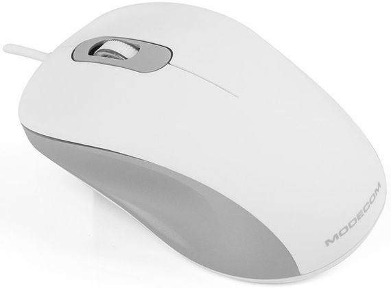Мишка  Modecom MC-M10S, 3кн., 1000dpi, Silent, біла | Зображення 1