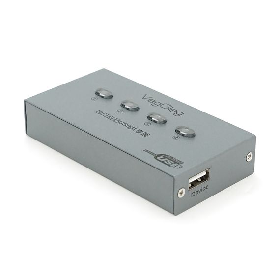 Коммутатор VEGGIEG V-F502 USB 2.0/4BM. PC to Scanner Printer Sharing Switch | Зображення 1