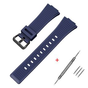 Ремінець для Casio G-Shock GA-100/110 Dark Blue BK