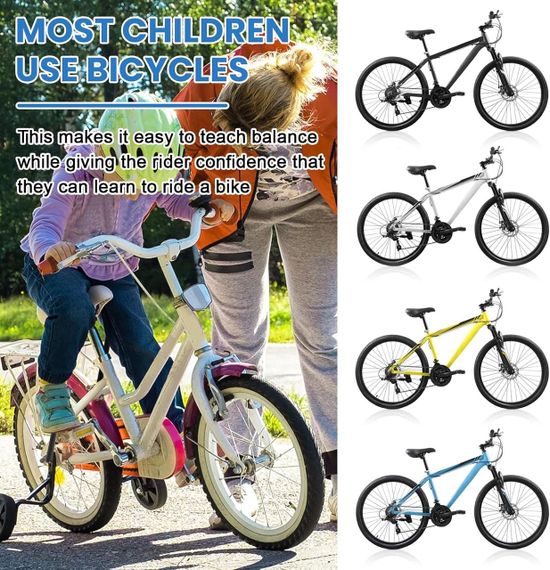Ручка-держатель для обучения езде на детском велосипеде беговеле раздвижная 55-74см для толкания, балансировки | Зображення 4