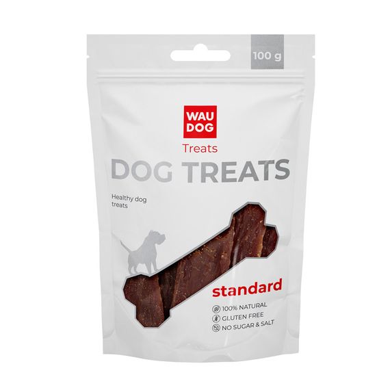 Ласощі для собак WAUDOG Treats "Качине в'ялене м'ясо", 100 г | Зображення 1
