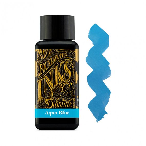 Чернила для перьевых ручек Diamine Ink 30мл, Aqua Blue