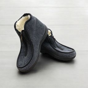 Комфортні чоловічі черевики на роботу Размер 45, Робоче взуття для чоловіків, Осіннє JF-853 утеплене взуття