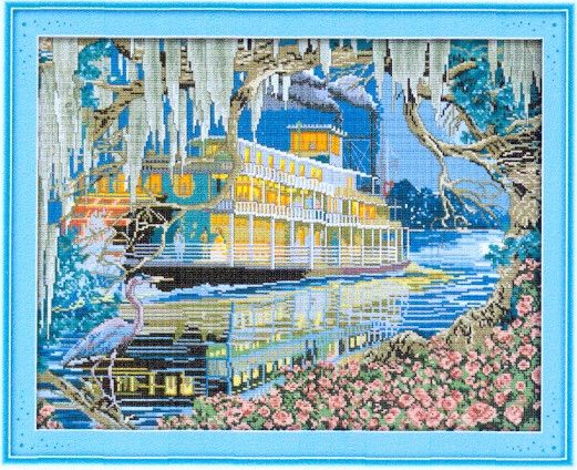 Набор для вышивания по нанесённой на канву схеме "Sailing". AIDA 14CT printed 56*45 см | Зображення 9