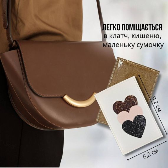 Обкладинка для ID-паспорта / посвідчення / пластикових карток Heart | Зображення 3