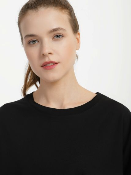 Футболка жіноча оверсайз чорна, XL | Зображення 2
