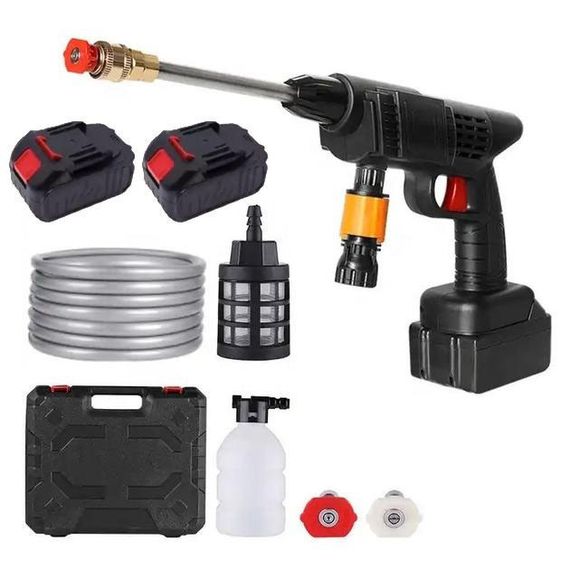Аккумуляторная Мойка с 2-мя АКБ Портативная Ручная Высокого Давления Универсальная ZG-46 | Зображення 9