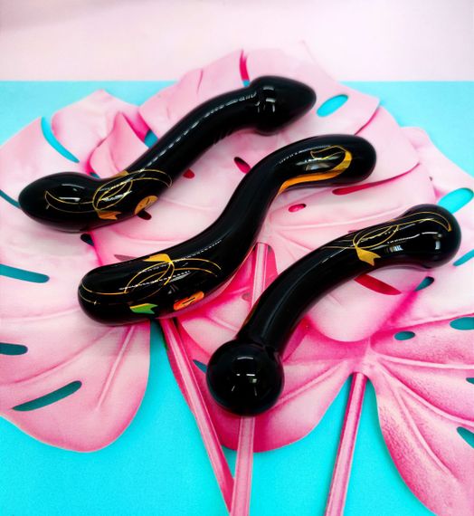 Скляний фалоімітатор SECRET KISSES 7.5" HANDBLOWN DOUBLE ENDED DILDO | Зображення 5