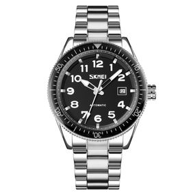 Годинник S2kmei 9232SSIBK Silver/Black-steel strap