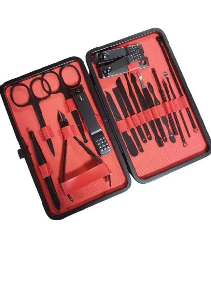 Манікюрний набір 18 предметів у футлярі професійні інструменти для манікюру та педикюру | Зображення 8