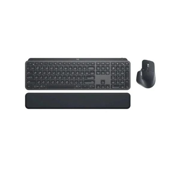 Комплект клавиатуры и мыши компьютерные беспроводные Logitech MX Keys for Business UA Graphite L920-010933 графитовая | Зображення 1