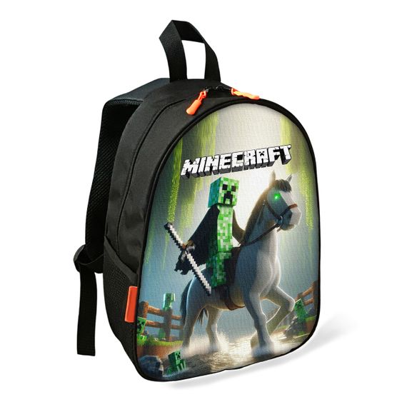 Рюкзак Minecraft Кріпер дитячий шкільний/міський 34х27х13 см для хлопчика (02440)