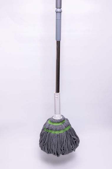 Швабра з самовіджимом з мікрофібри, універсальна, обертається на 360°, телескопічна ручка HP-35015-14 | Зображення 3
