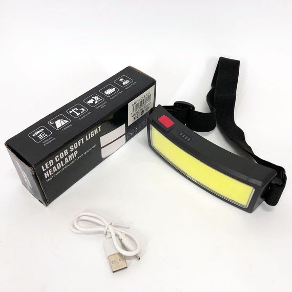 Потужний акумуляторний ліхтарик на голову Bailong BL-F007-COB, Світлодіодний ліхтар на лоб YL-30 | Зображення 1