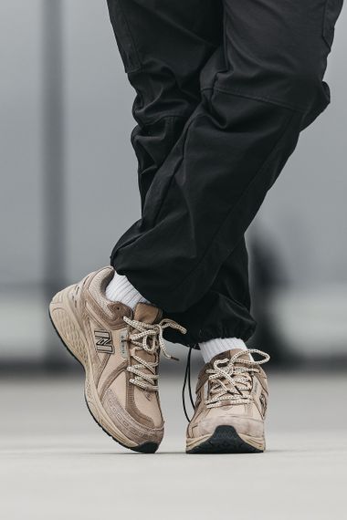 Чоловічі зимові кросівки  New 1906R Beige Brown Fur , В'єтнам 1186 | Зображення 4