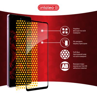 Стекло защитное Intaleo Full Glue MOTO E14 Black (1283126597718) | Зображення 6
