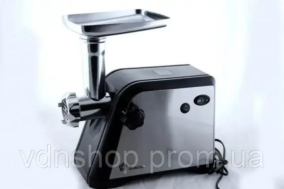 М'ясорубка DOMOTEC MS 2020 + соковитискач, Електром'ясорубка 2600W, Потужна м'ясорубка з насадками