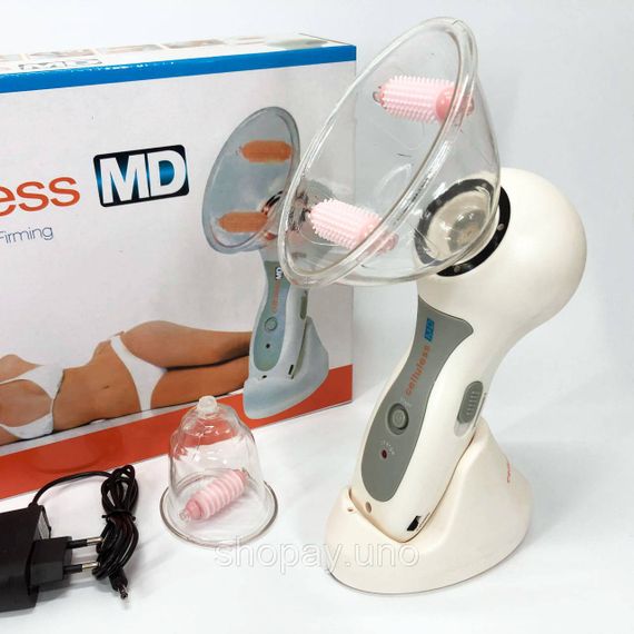 Массажер вакуумный антицеллюлитный Celluless MD NEW вакуумно-роликовый эффективный массажер Целлюлес JZ-26 | Зображення 6