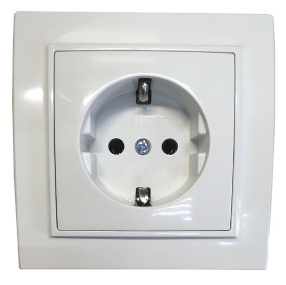 Розетка внутрішній установки 1-а з/к біла IP20 Malta Ny95000958 | Зображення 2