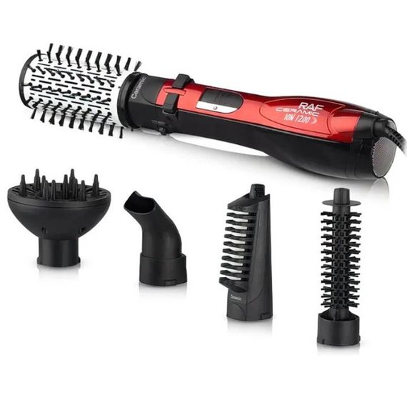 Фен стайлер RAF R.416 5в1 щітка гребінець для сушіння укладання волосся KJ-801 1200 Вт | Зображення 3