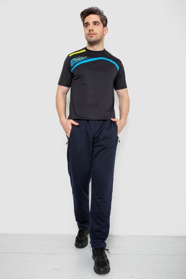 Спорт штани чоловічі, колір темно-синій, 244RY-418 | Зображення 1