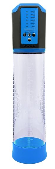 Автоматична вакуумна помпа із зарядкою від USB CANWIN Passion Pump Men BLUE - P638AU Sex Aura | Зображення 1