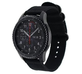 Нейлоновый ремешок Primo Traveller для часов Samsung Gear S3 Classic  SM-R770 / Frontier RM-760 - Black
