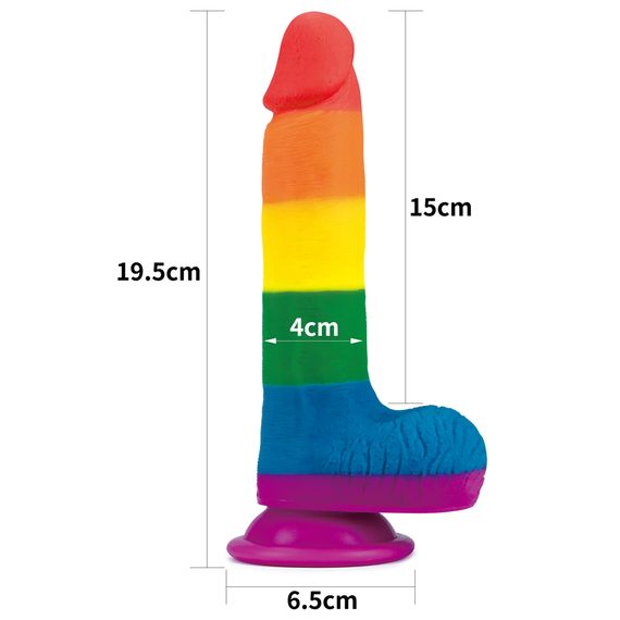 Фалоімітатор - Prider Dildo 7.5" | Зображення 8
