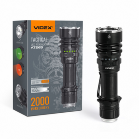 Ліхтарик LED тактичний 2000Lm 6500К VLF-AT265 Videx