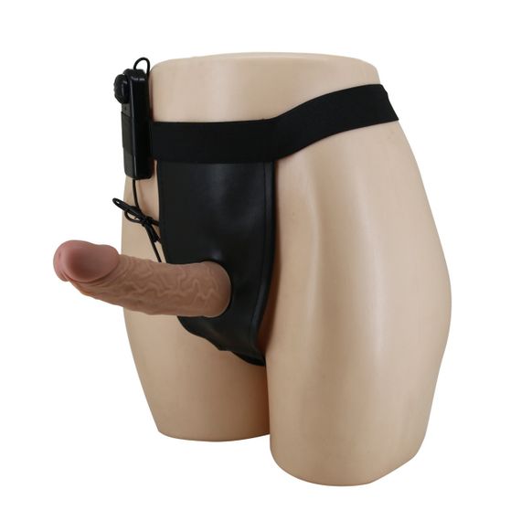 Страпон з вібро STRAP-ON PRETTY LOVE HARNESS BRIEFS Sex Aura | Зображення 4