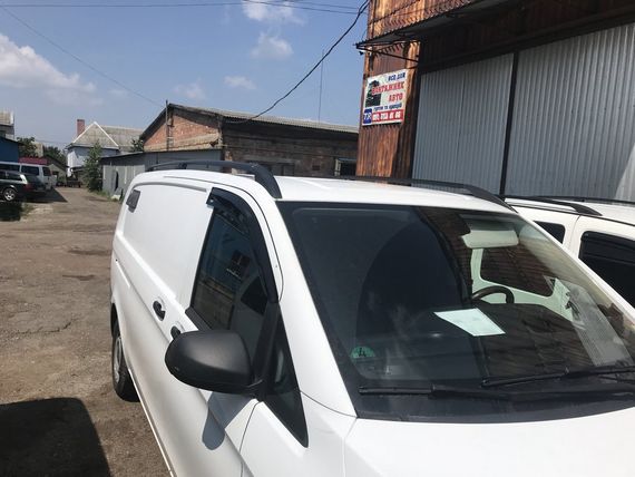 Рейлінги чорні Оригінальний дизайн Довга база (EXTRALONG) для Mercedes Vito / V W447 2014-2024 рр | Зображення 6