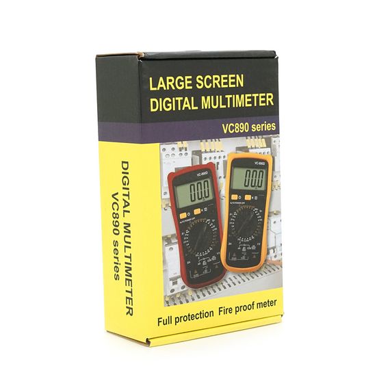 Мультиметр XTMAX VC890D, вимірювання: V, A, R, С, F, з ємнісним діодом | Зображення 1