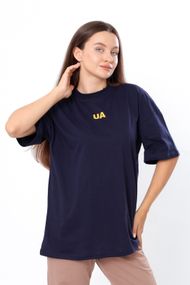 Футболка жіноча "Family look" (оверсайз) Носи своє 50 Синій (p-14982-170998)