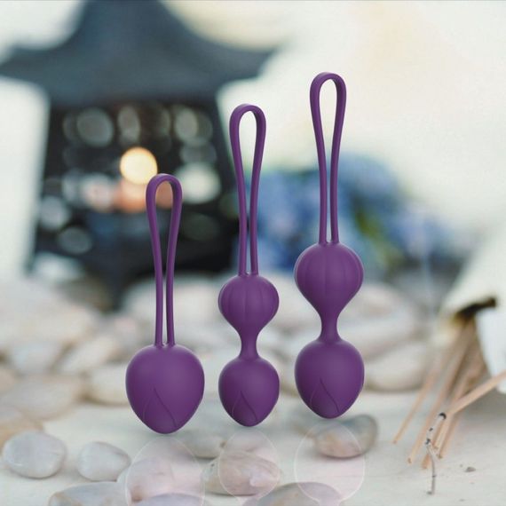 Набір вагінальних кульок Every Night Toys Wendy, 3 шт, лавандовий Sex Aura | Зображення 1