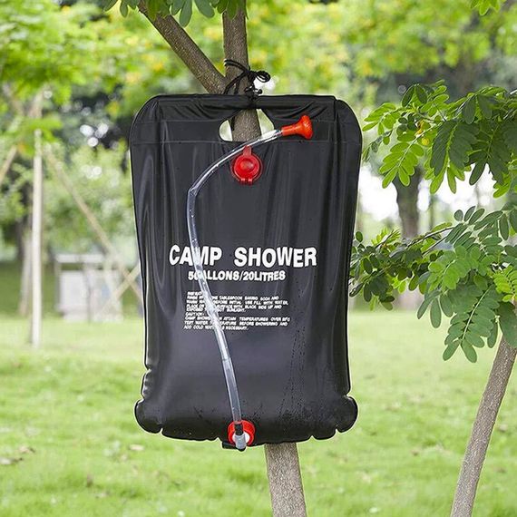 Душ туристичний 20 л, Solar Shower / Портативний літній душ / Душ для кемпінгу та дачі | Зображення 2