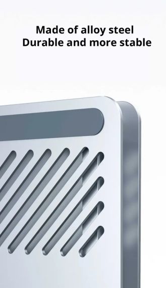 Підставка для ноутбука або планшета UGREEN Настільналева регульована Grey | Зображення 3