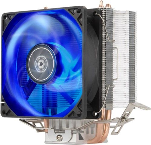 Процессорный кулер SilverStone KRYTON KR03, LGA775,115x, 1366, 1200, FM1(2),AM3(+),AM2(+),AM4,92мм Blue LED,TDP 65W (SST-KR03)