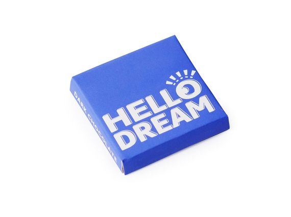 Шоколад с предсказаниями Hello Dream, конверт (черный 5г)