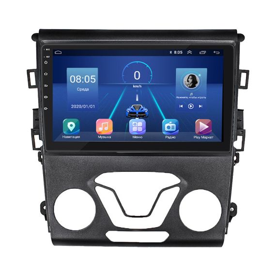Штатная магнитола 9" Lesko для Ford Mondeo V 2014-2019  4/64Gb/ 4G/ Wi-Fi/ CarPlay Premium Форд