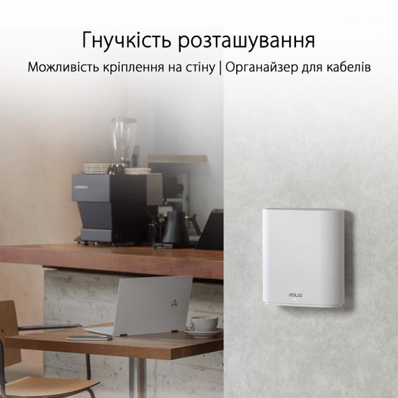 Маршрутизатор ASUS ExpertWiFi EBM68 2PK white AX7800 3xGE LAN 1x2.5GE WAN 1xUSB3.2 WPA3 OFDMA MESH (90IG07V0-MO3A40) | Зображення 7