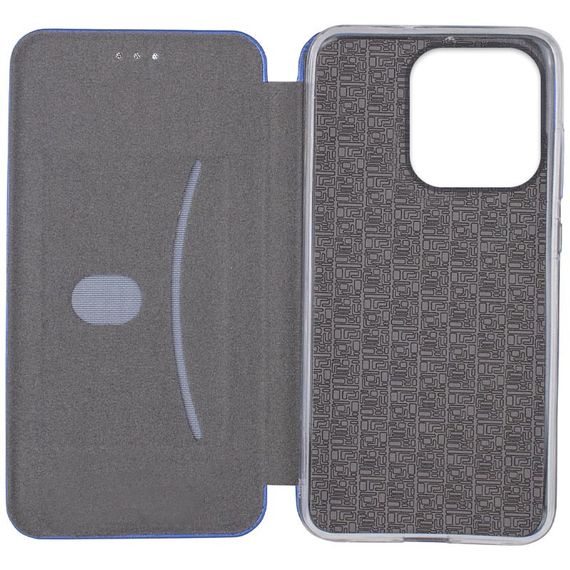 Шкіряний чохол-книжка Classy для Xiaomi Redmi Note 14 4G (Int. version) Синій | Зображення 2