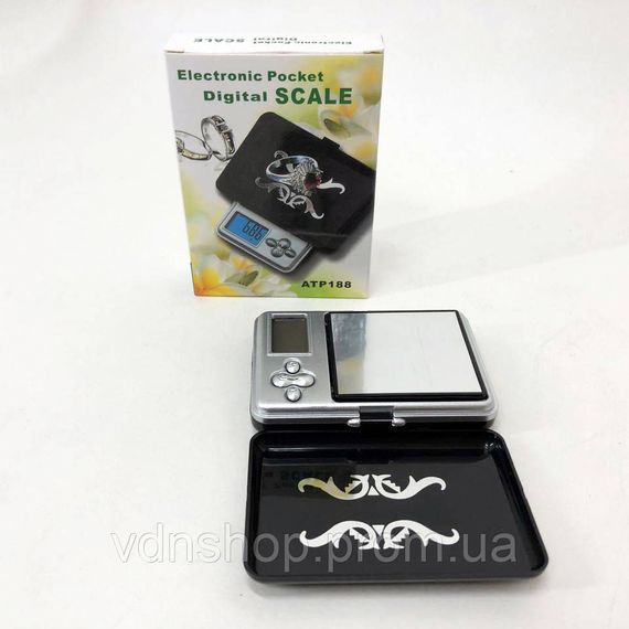 Міні-ваги Aosai AТР 188 200 грамм, Кишенькові ваги високоточні ювелірні, Ваги на золото ML-14 | Зображення 5
