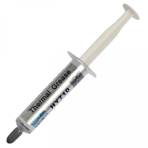 Паста термопровідна HY-710 2g, шприц, Grey,> 3,17W / m-K, <0.067 ° C-in² / W, -30 ° ≈240 °, OEM Q40