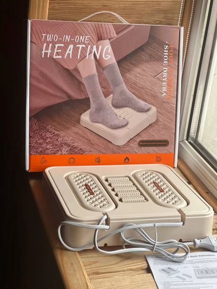Сушарка для взуття + грілка + масажер для ніг «3 в 1»