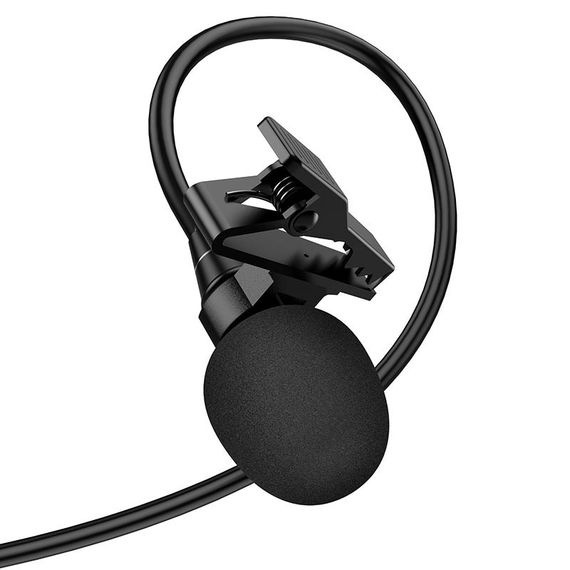 Микрофон петличный Hoco L14 Type-C (2m) Black | Зображення 2