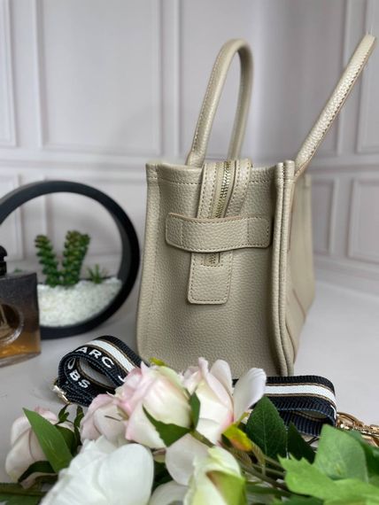 Сумка женская Marc Jacobs Tote Bag Бежевая wb011 | Зображення 2
