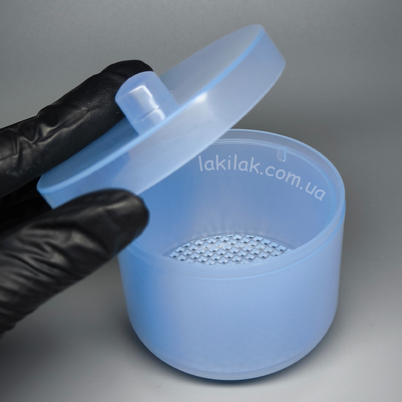 Бокс для дезинфекции фрез (прозрачно-голубой)