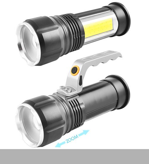 Переносний ліхтар із функцією zoom, Police, S912-XPE+COB (47127-912_288)