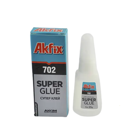 Суперклей рідкий 25гр прозорий Akfix 702