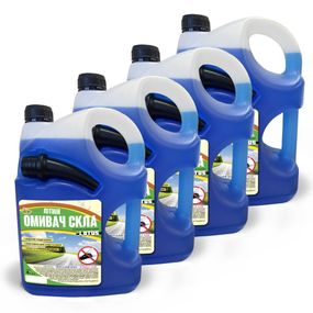 Омыватель стекла Летний "Морской Бриз" Lotus канистра с носиком УПАКОВКА 4 шт. x 4 л